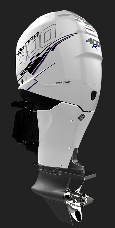 Mercury Racing 400R outboard motor.